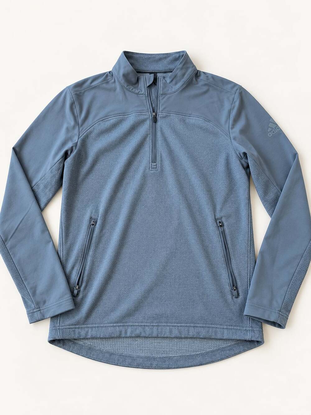 Adidas Golf 1/4 Zip Pullover Jacket Blue Size S (L)